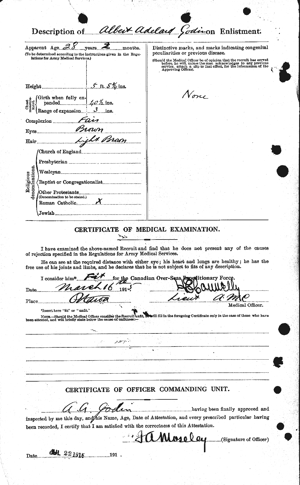 Personnel Records of the First World War - CEF 354483b