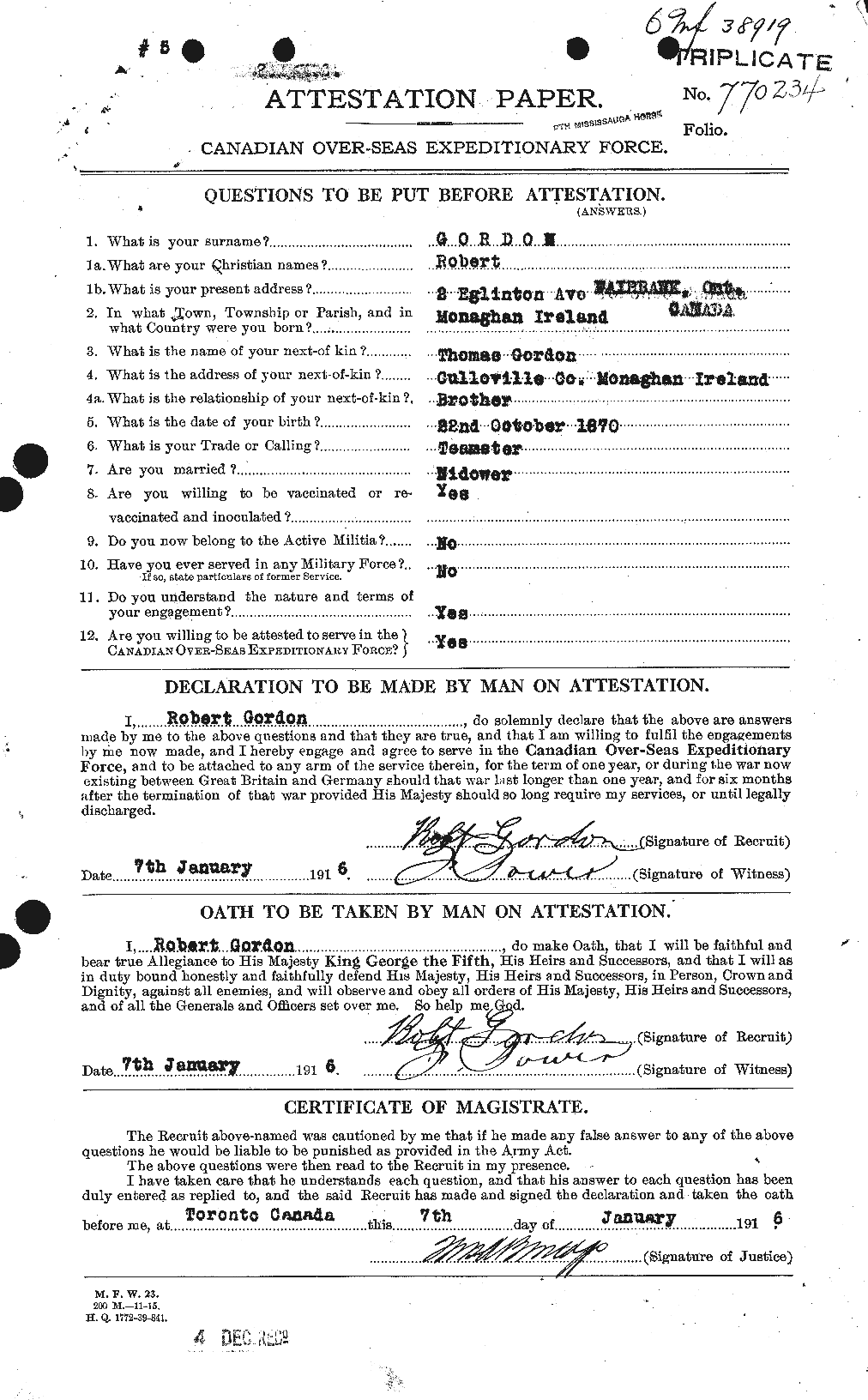 Personnel Records of the First World War - CEF 355925a