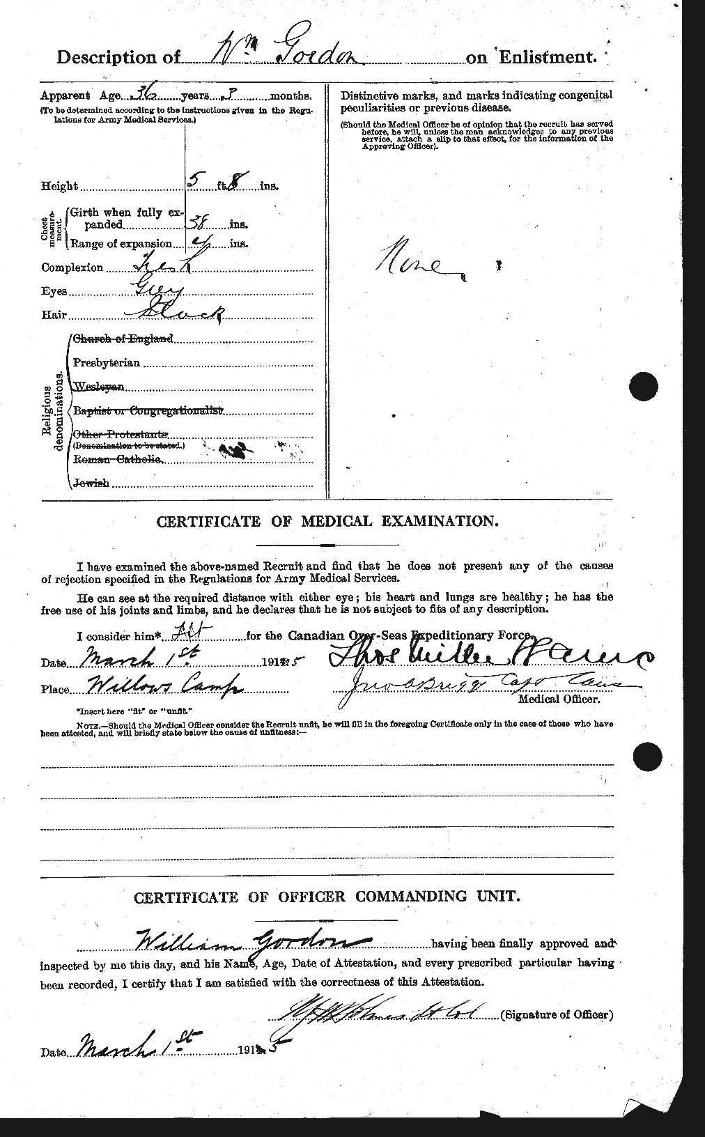 Personnel Records of the First World War - CEF 356050b