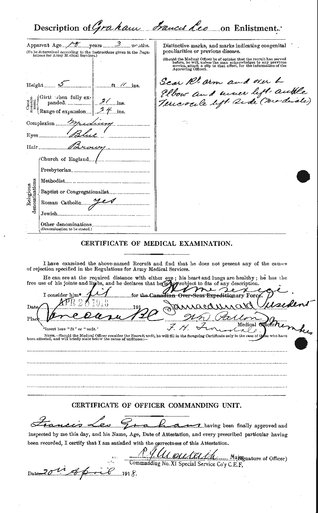 Personnel Records of the First World War - CEF 357579b