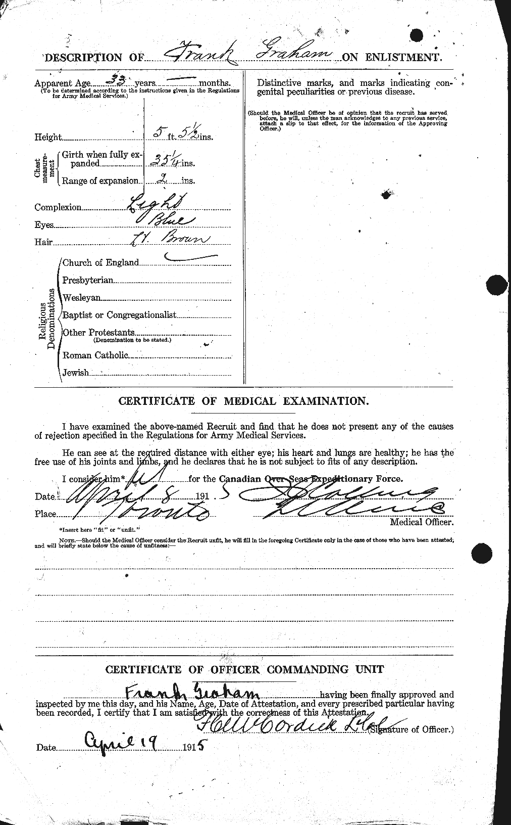 Personnel Records of the First World War - CEF 357584b