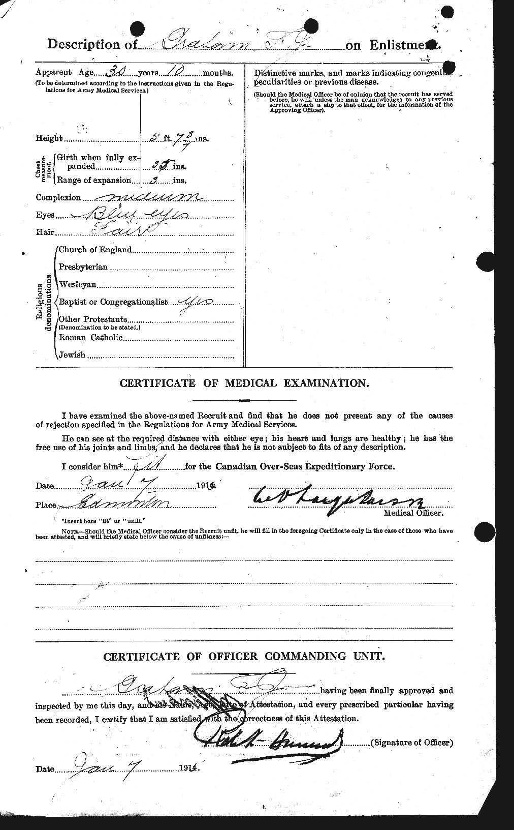Personnel Records of the First World War - CEF 357614b
