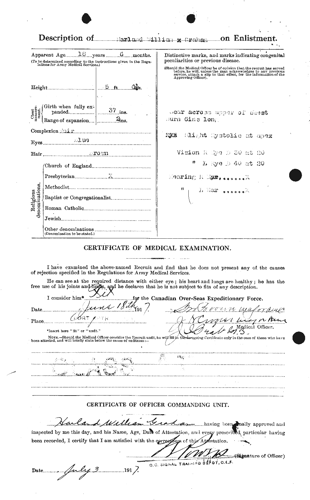 Personnel Records of the First World War - CEF 357692b