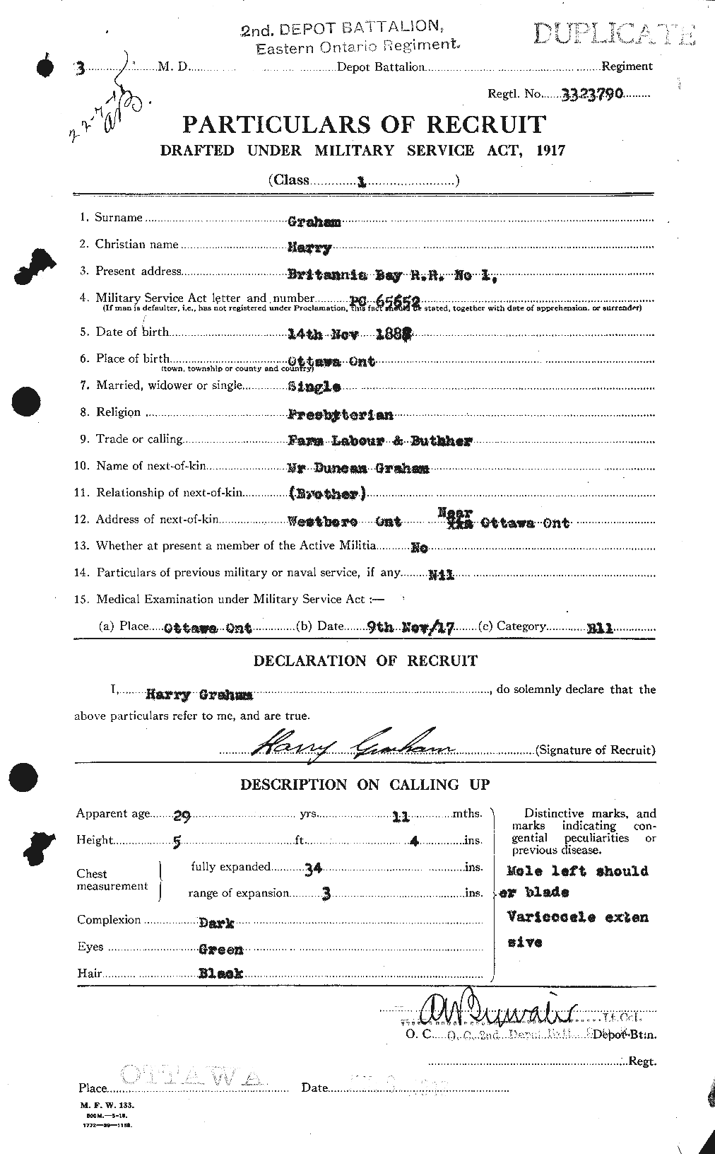 Personnel Records of the First World War - CEF 357712a