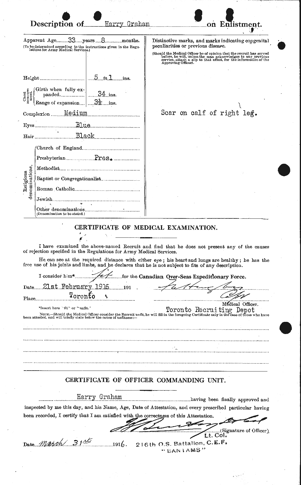 Personnel Records of the First World War - CEF 357713b