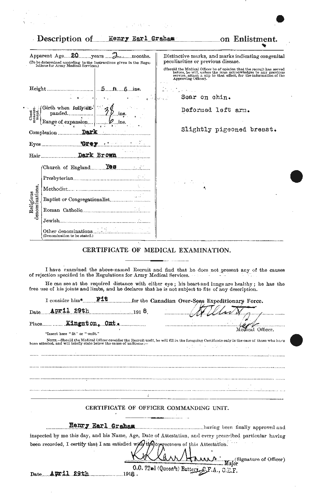 Personnel Records of the First World War - CEF 357735b