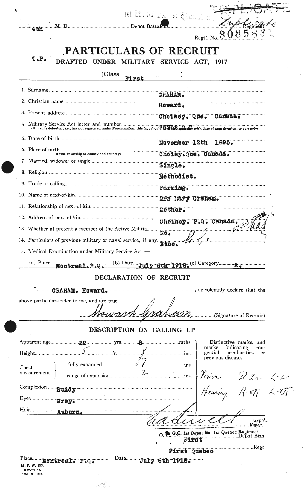 Personnel Records of the First World War - CEF 357748a