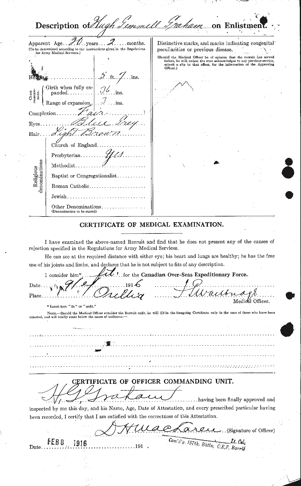 Personnel Records of the First World War - CEF 357761b