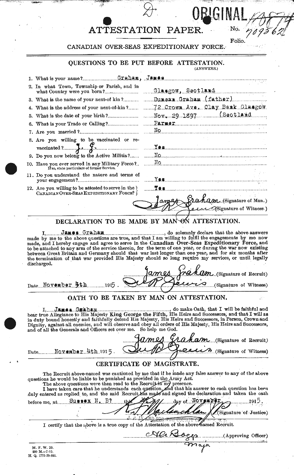 Personnel Records of the First World War - CEF 357777a