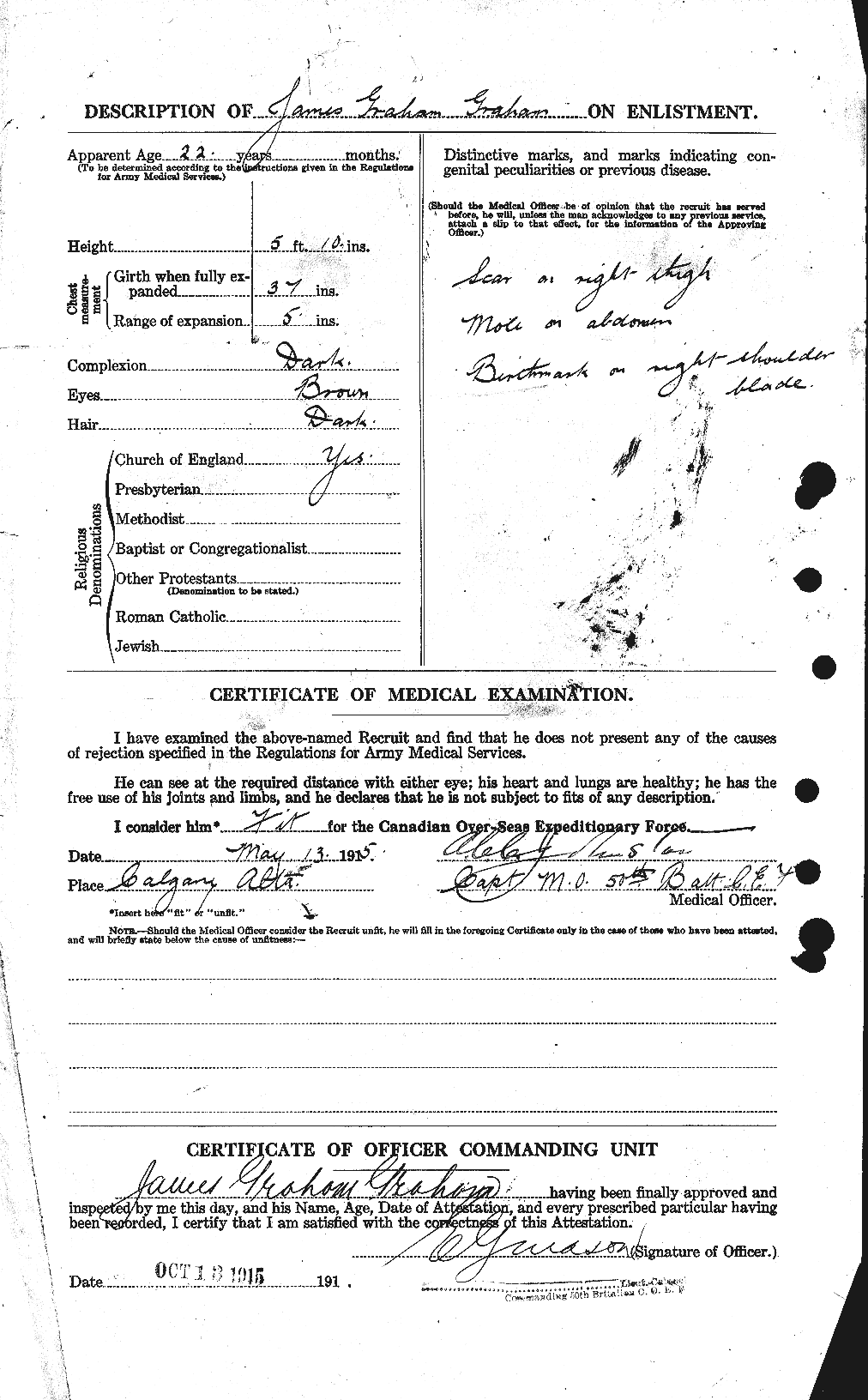 Personnel Records of the First World War - CEF 357822b