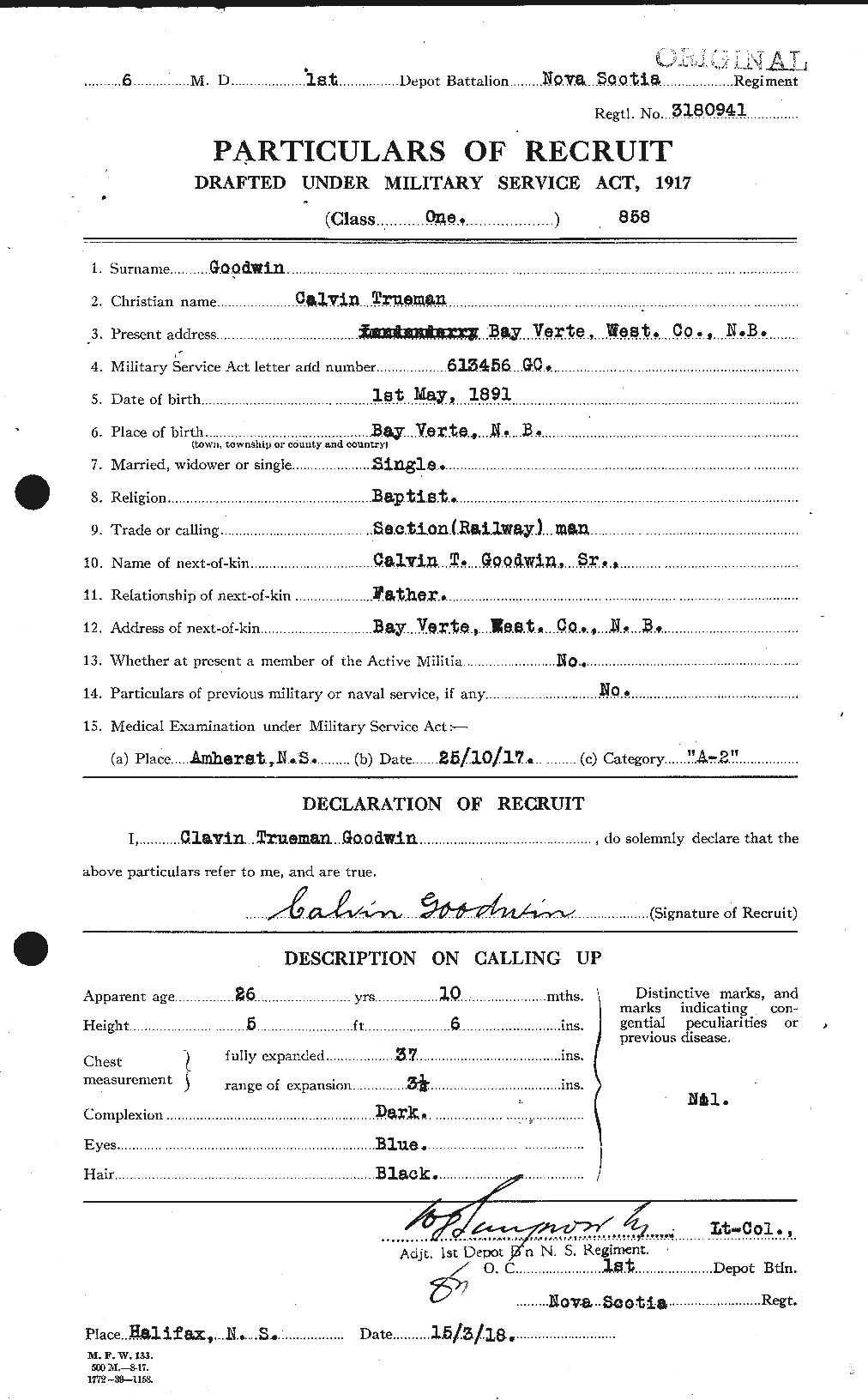 Personnel Records of the First World War - CEF 357939a