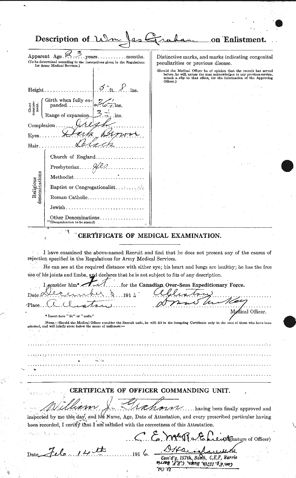 Personnel Records of the First World War - CEF 358010b