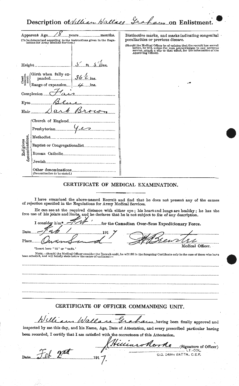 Personnel Records of the First World War - CEF 358044b