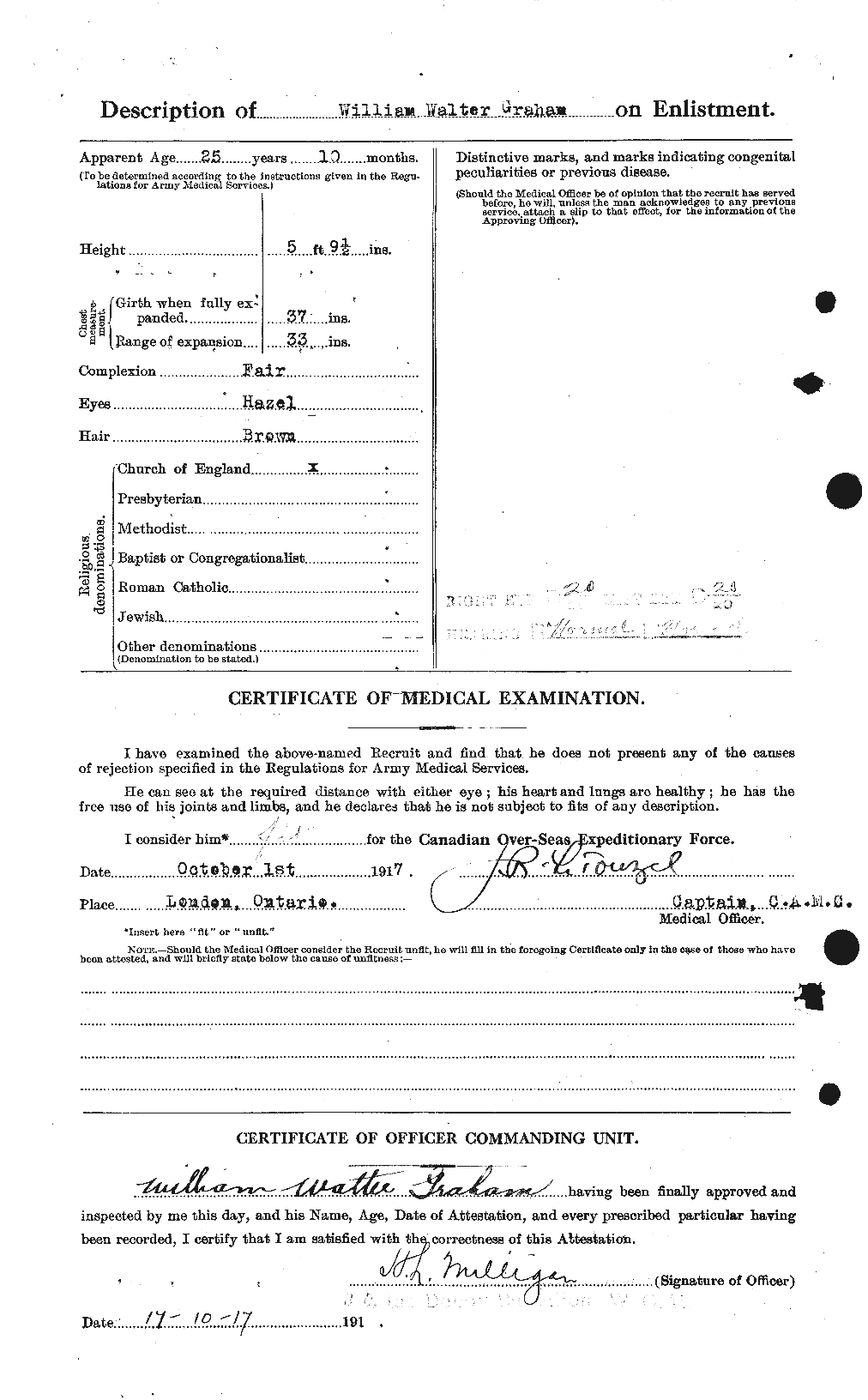 Personnel Records of the First World War - CEF 358047b