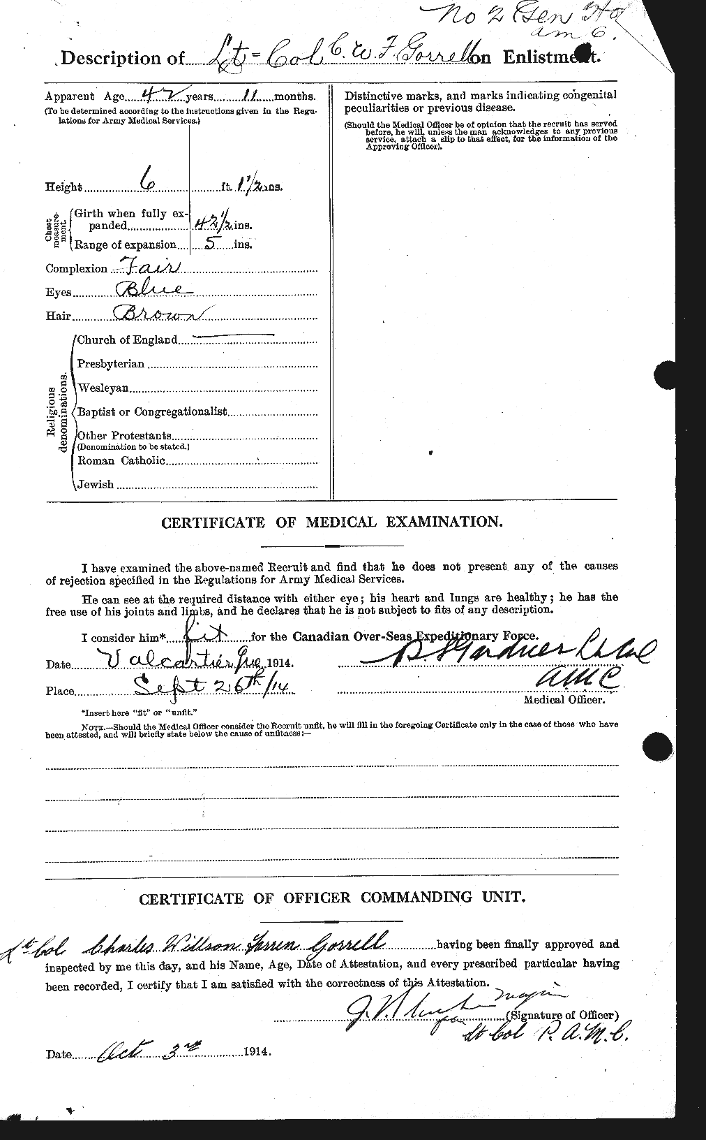 Personnel Records of the First World War - CEF 358186b