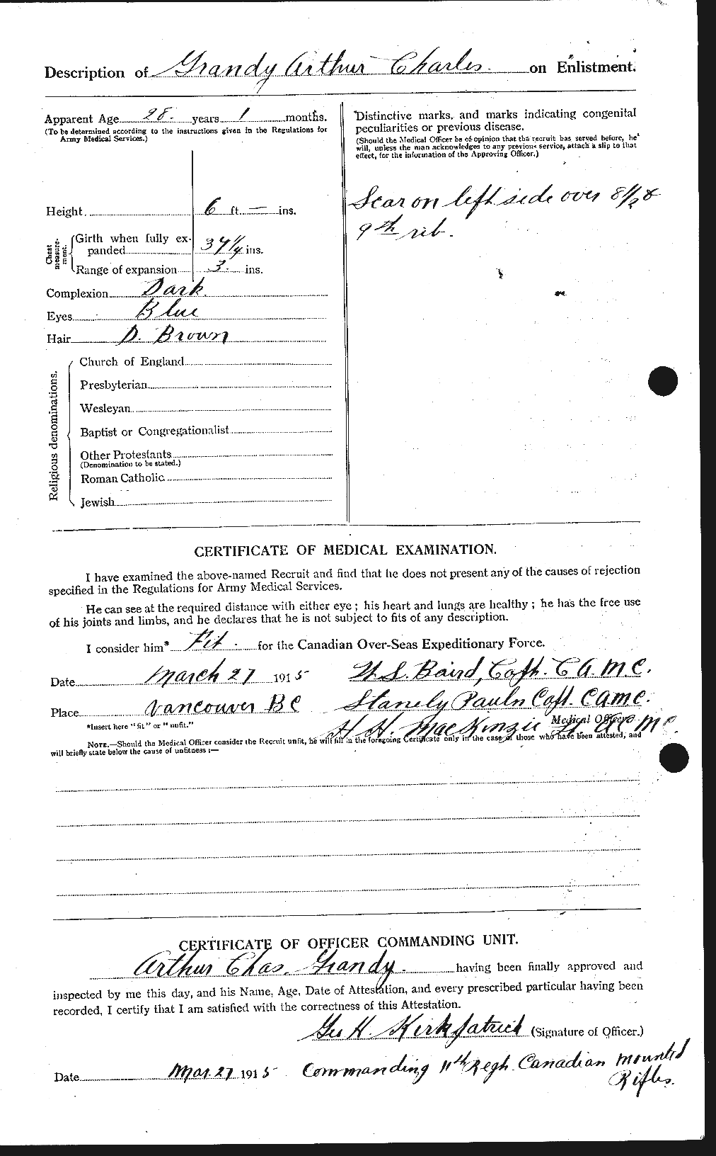 Personnel Records of the First World War - CEF 359054b