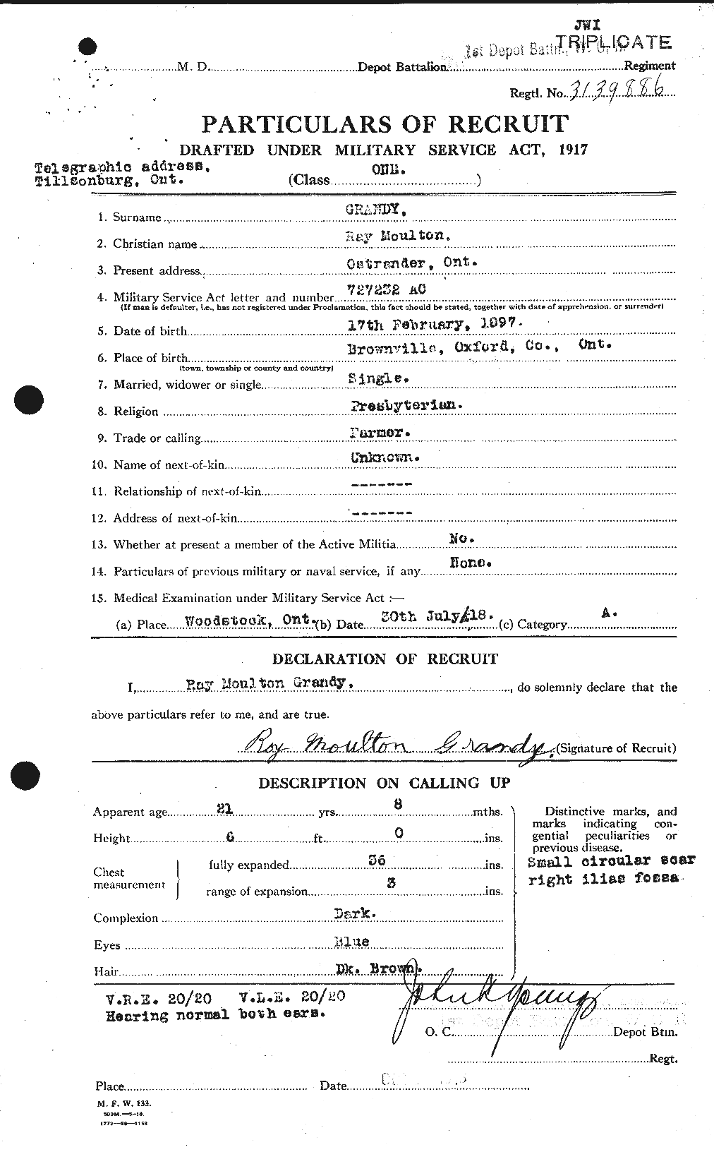 Personnel Records of the First World War - CEF 359061a