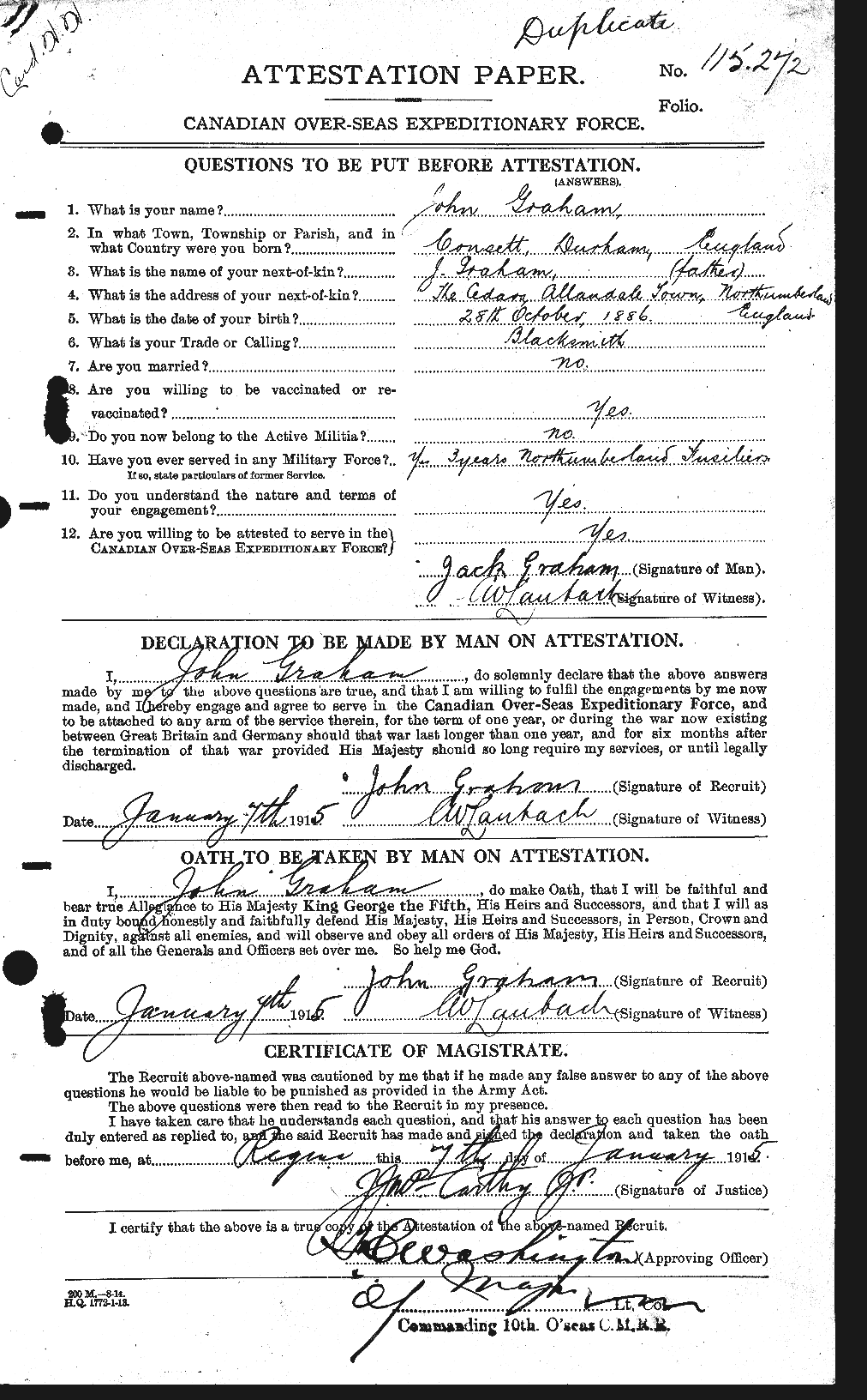 Personnel Records of the First World War - CEF 359122a