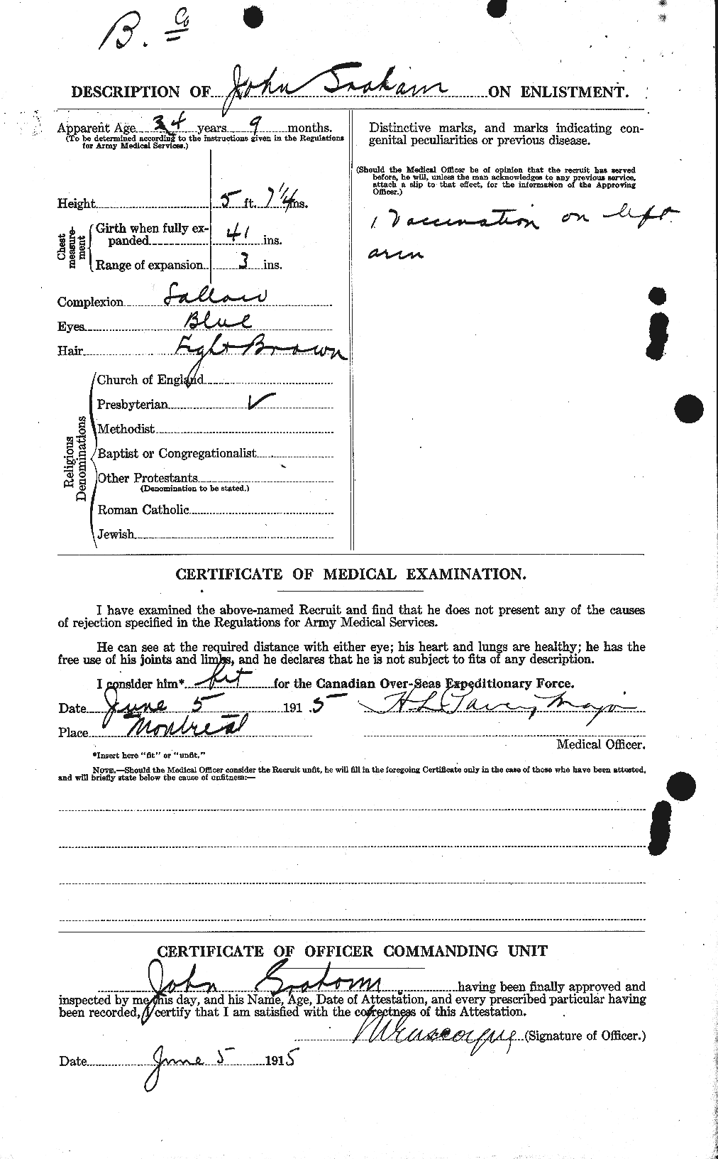 Personnel Records of the First World War - CEF 359131b