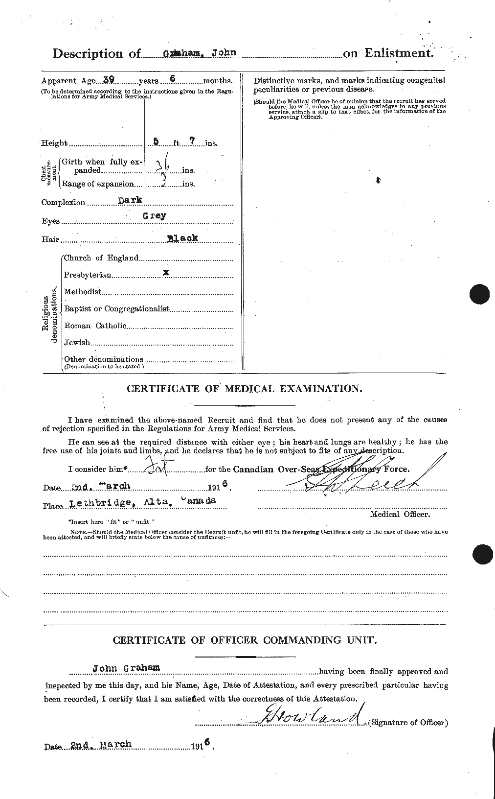 Personnel Records of the First World War - CEF 359143b