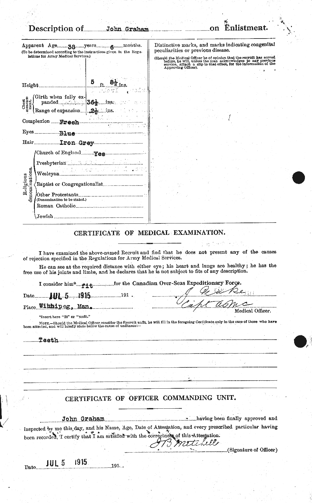 Personnel Records of the First World War - CEF 359149b