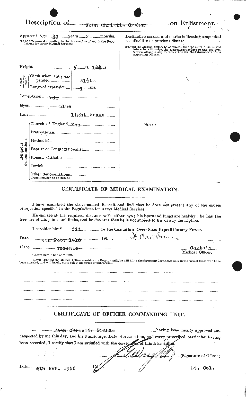 Personnel Records of the First World War - CEF 359161b