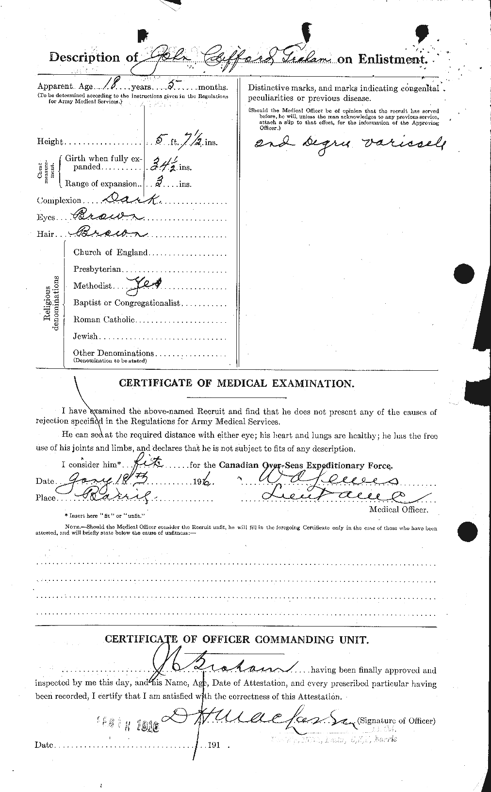 Personnel Records of the First World War - CEF 359164b