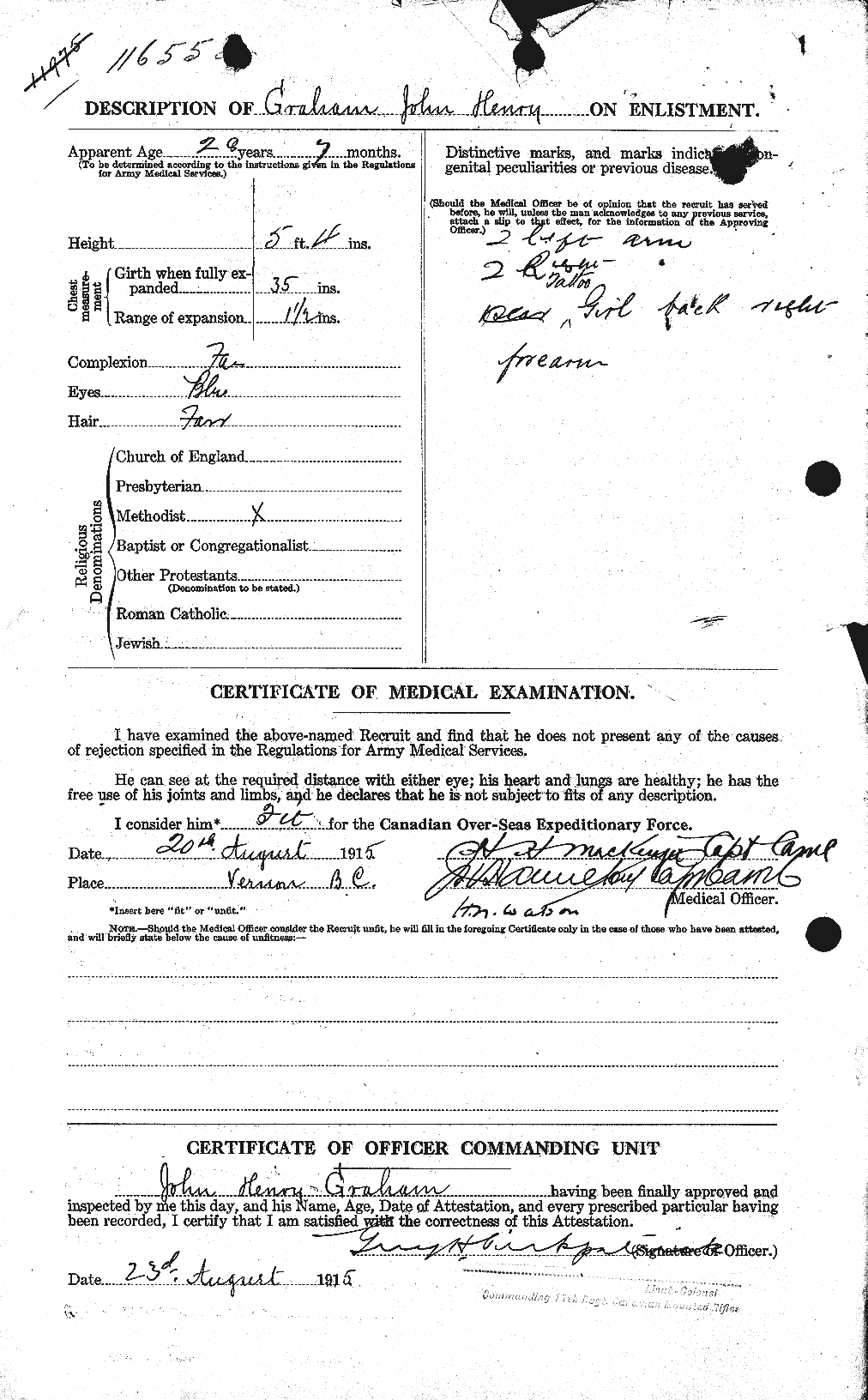 Personnel Records of the First World War - CEF 359180b