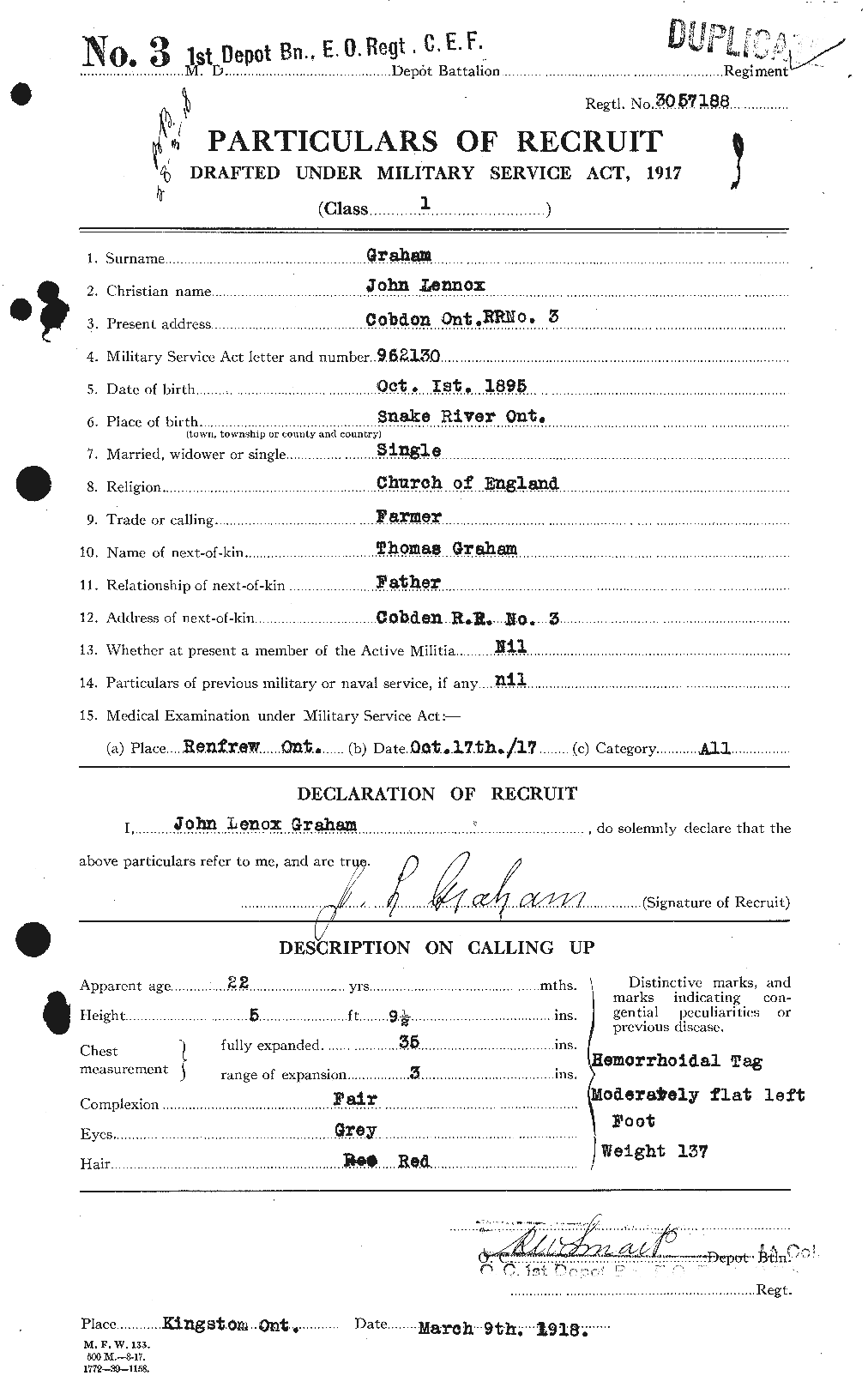 Personnel Records of the First World War - CEF 359193a