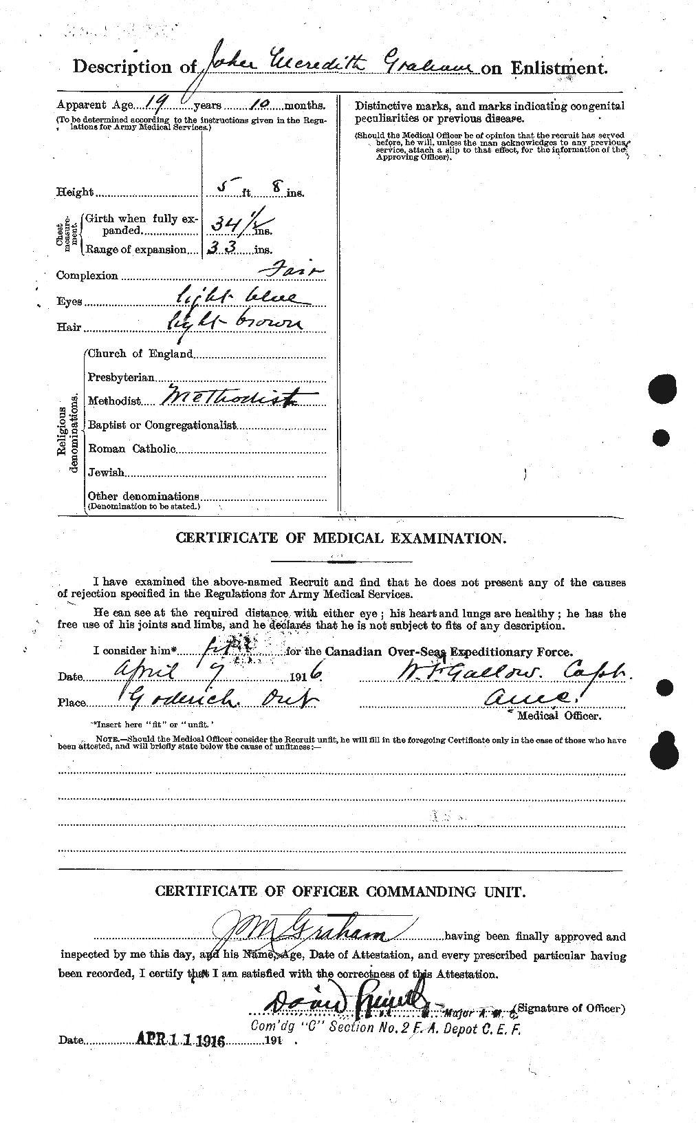 Personnel Records of the First World War - CEF 359199b