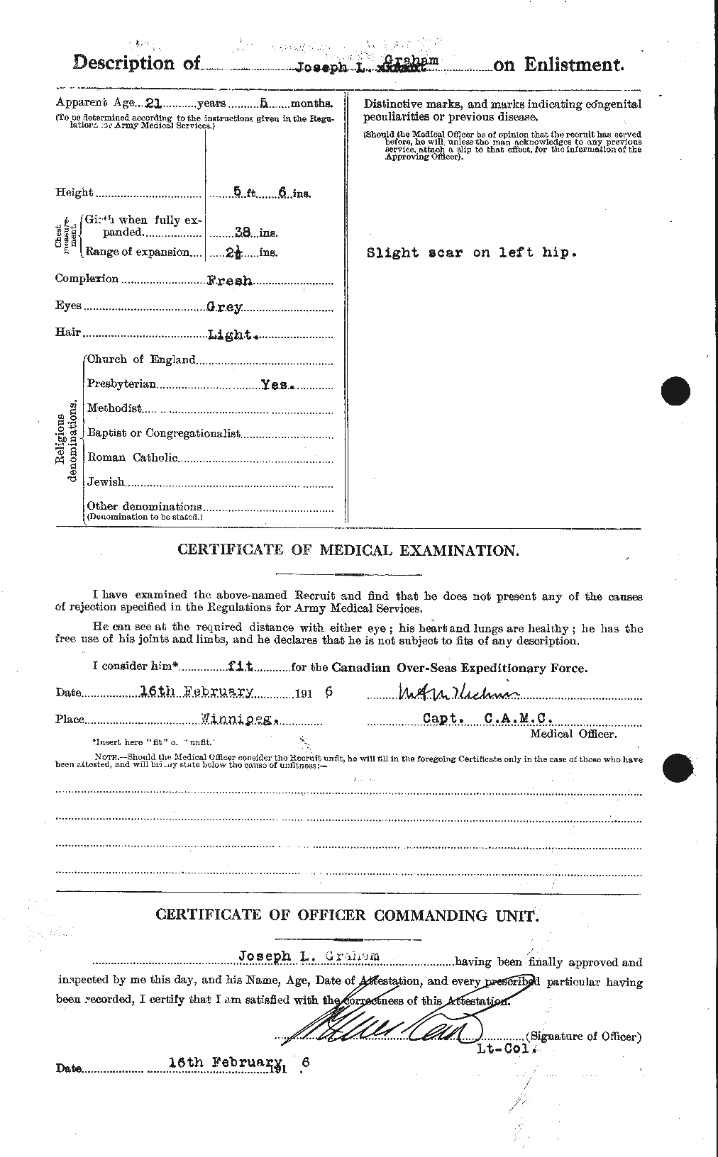 Personnel Records of the First World War - CEF 359251b