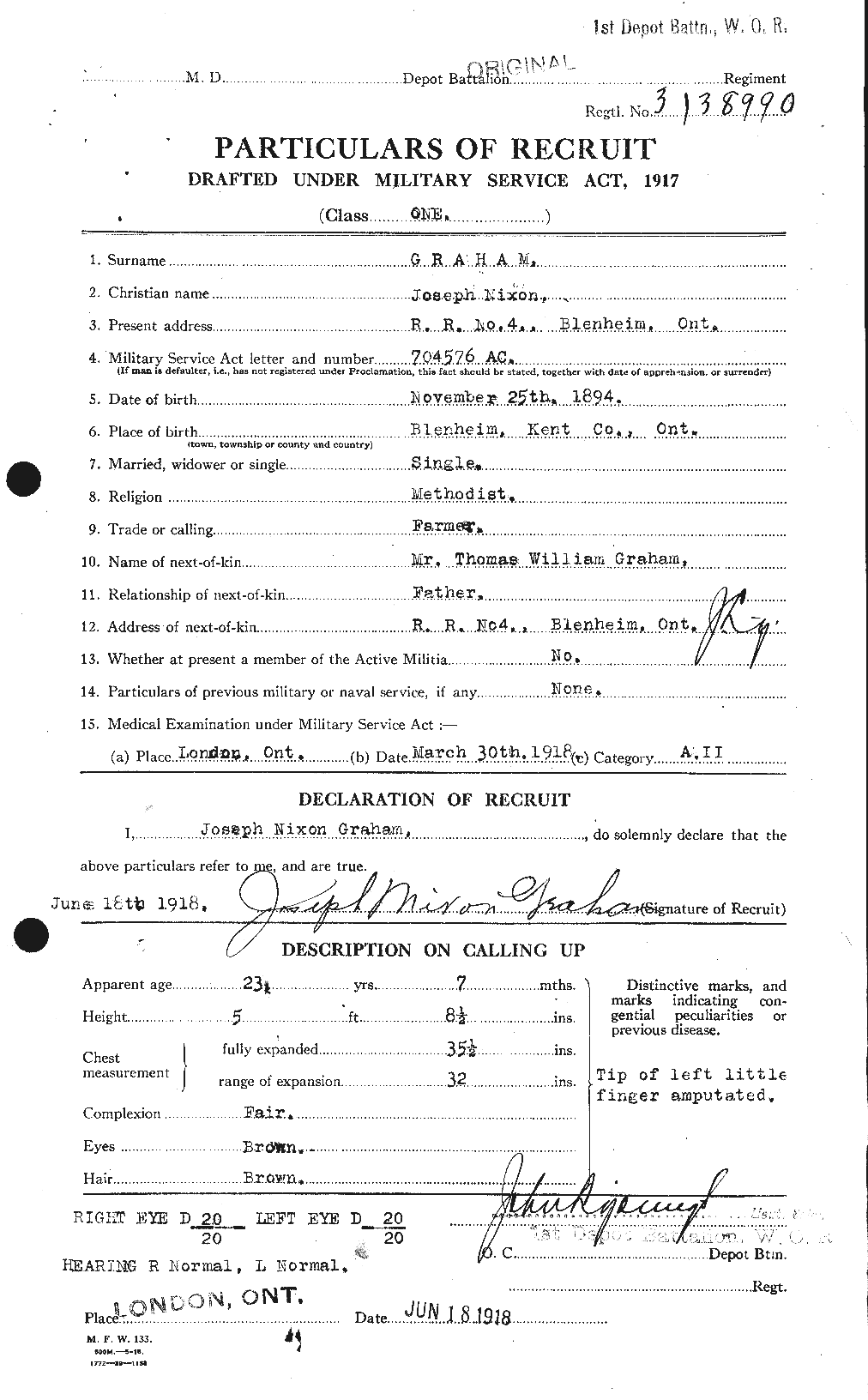 Personnel Records of the First World War - CEF 359253a