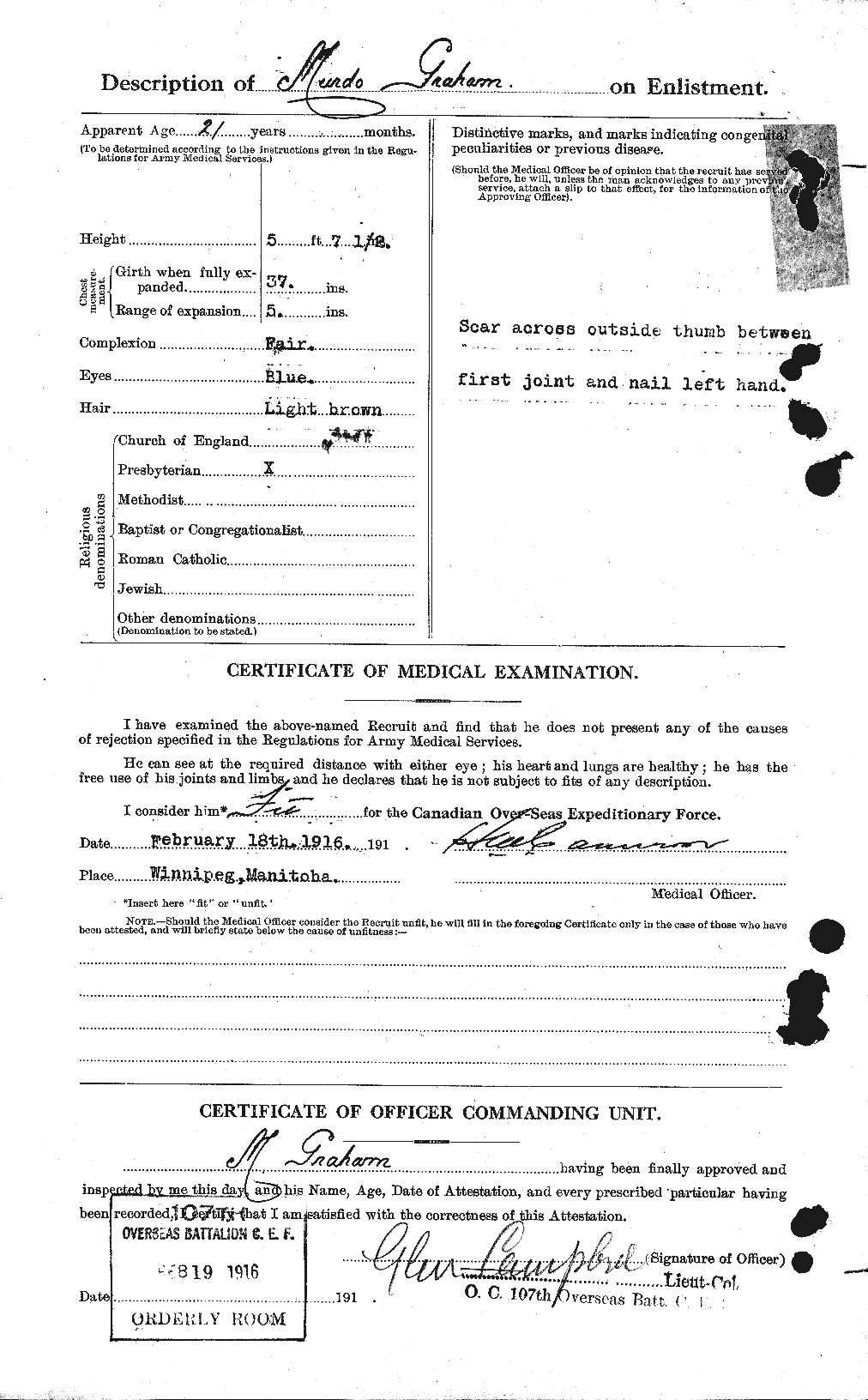 Personnel Records of the First World War - CEF 359312b