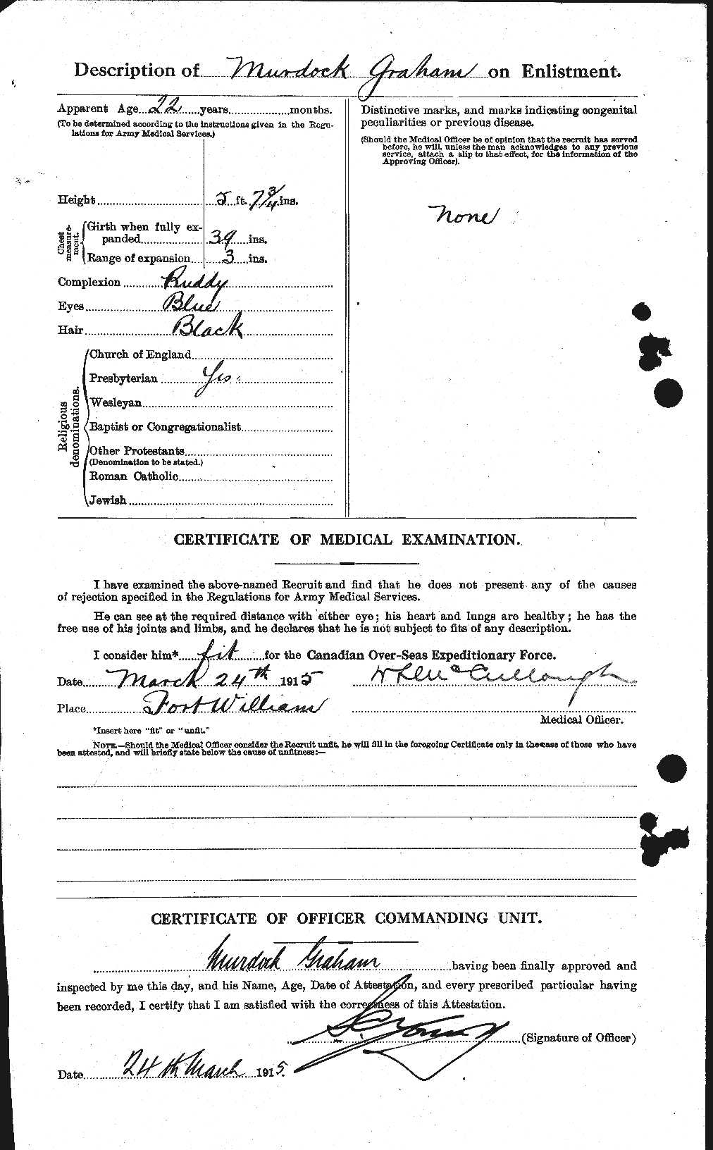 Personnel Records of the First World War - CEF 359313b