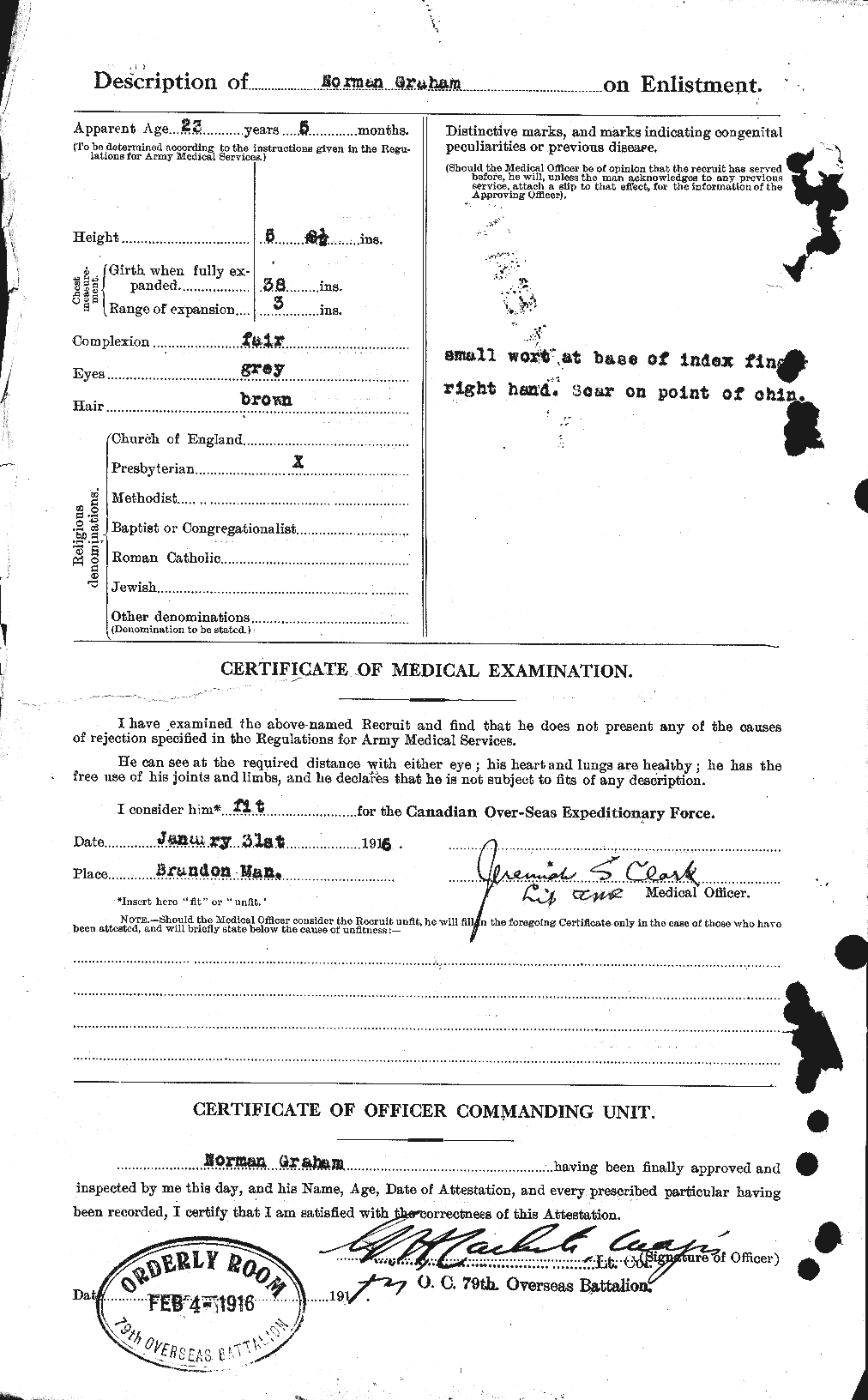 Personnel Records of the First World War - CEF 359321b