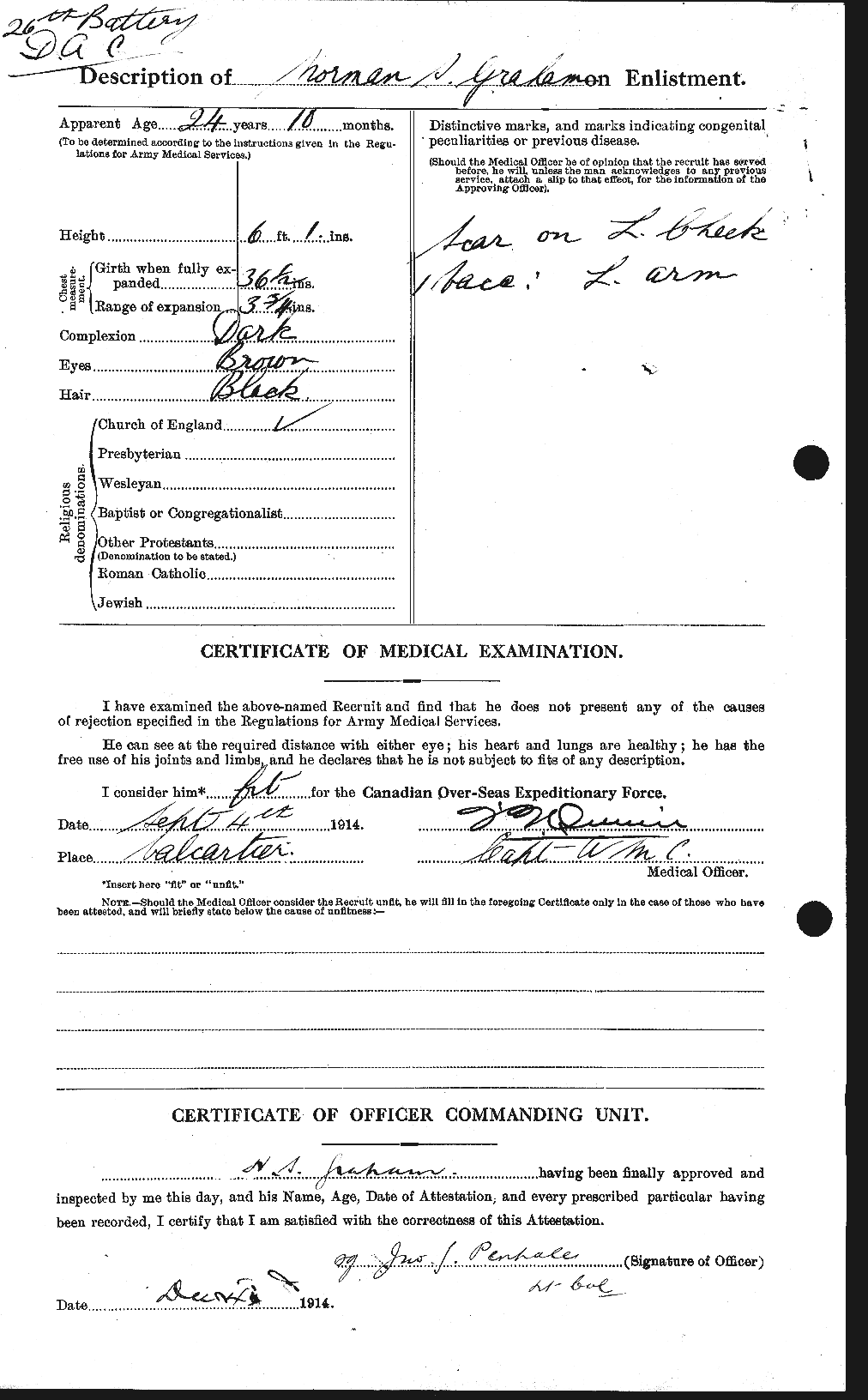 Personnel Records of the First World War - CEF 359326b