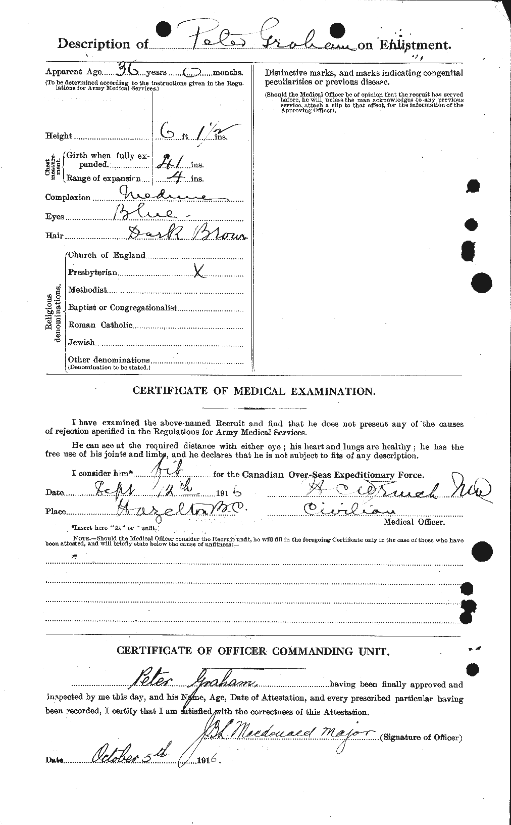 Personnel Records of the First World War - CEF 359345b