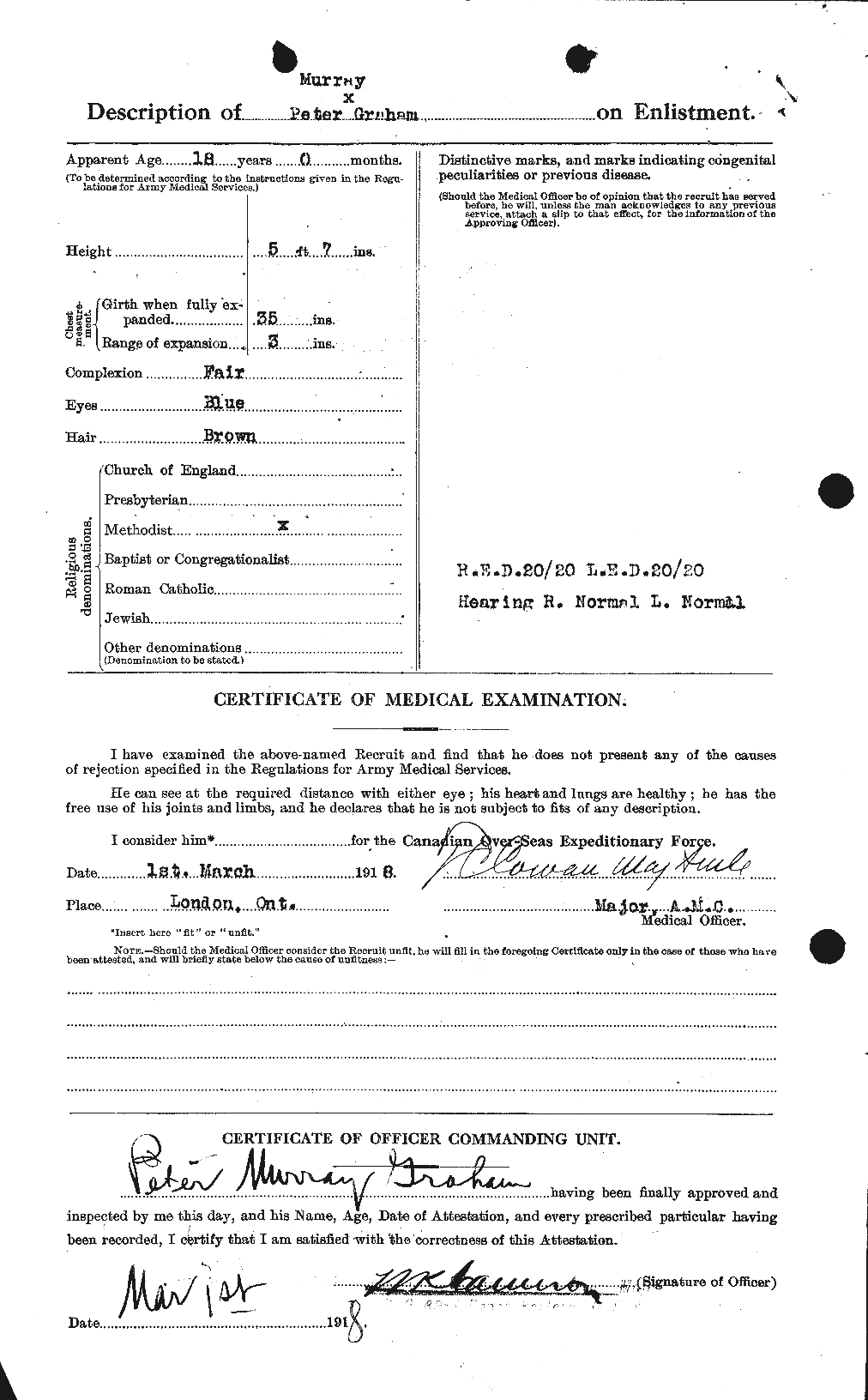 Personnel Records of the First World War - CEF 359350b