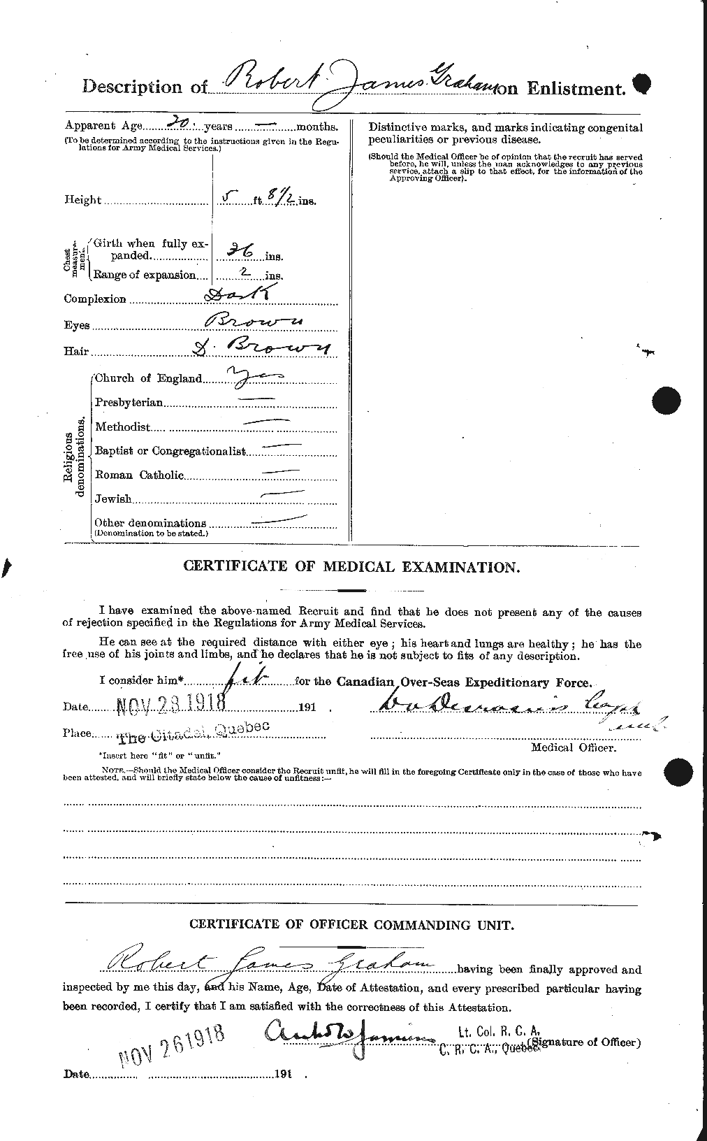 Personnel Records of the First World War - CEF 359409b