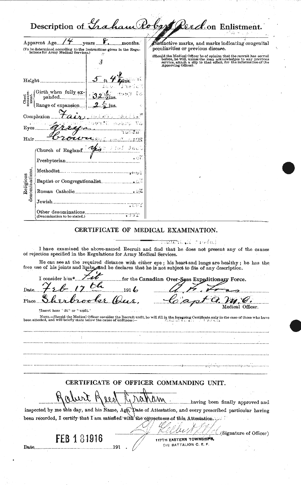 Personnel Records of the First World War - CEF 359420b
