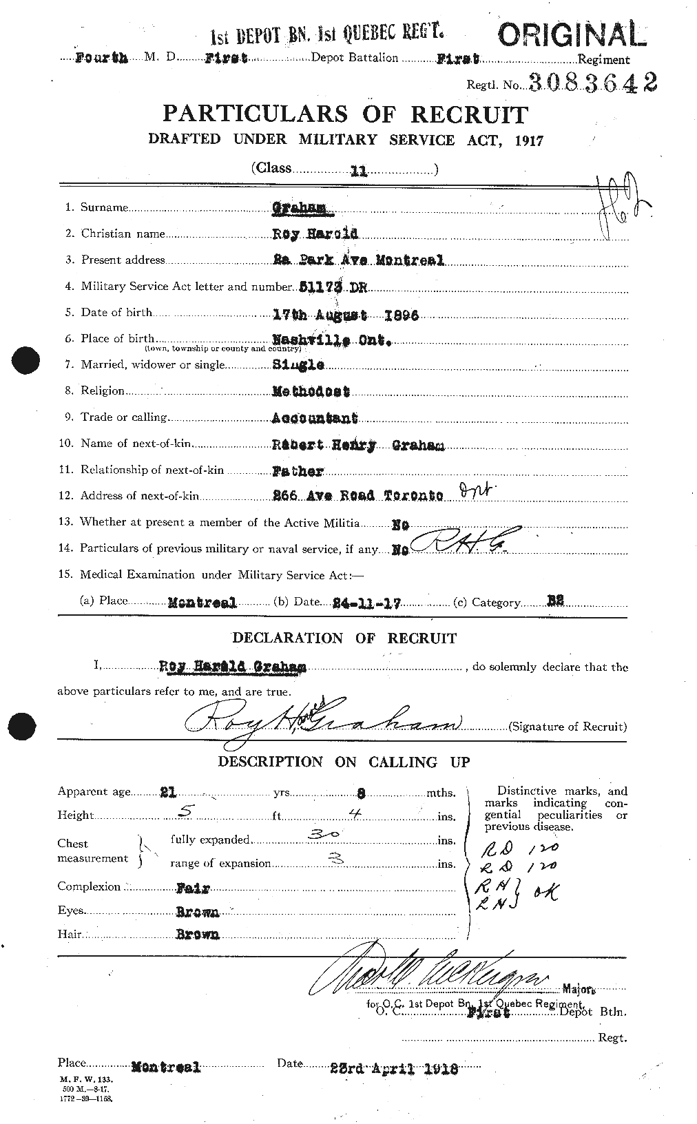 Personnel Records of the First World War - CEF 359437a