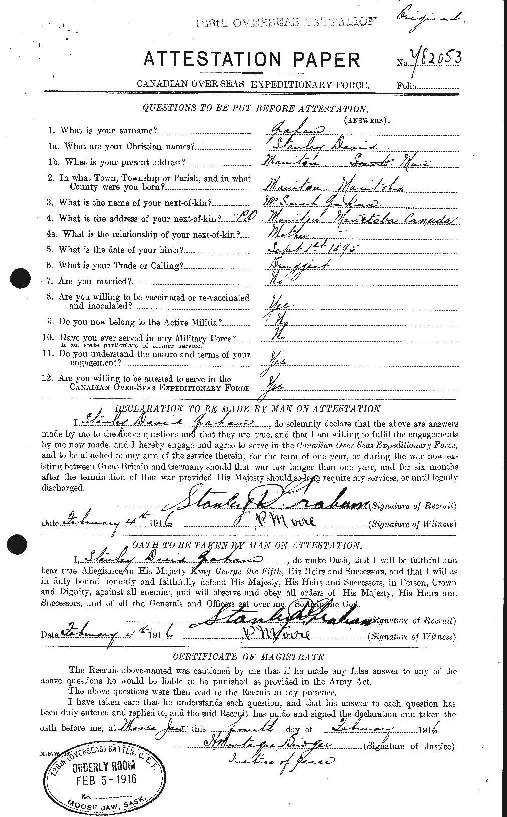 Personnel Records of the First World War - CEF 359468a