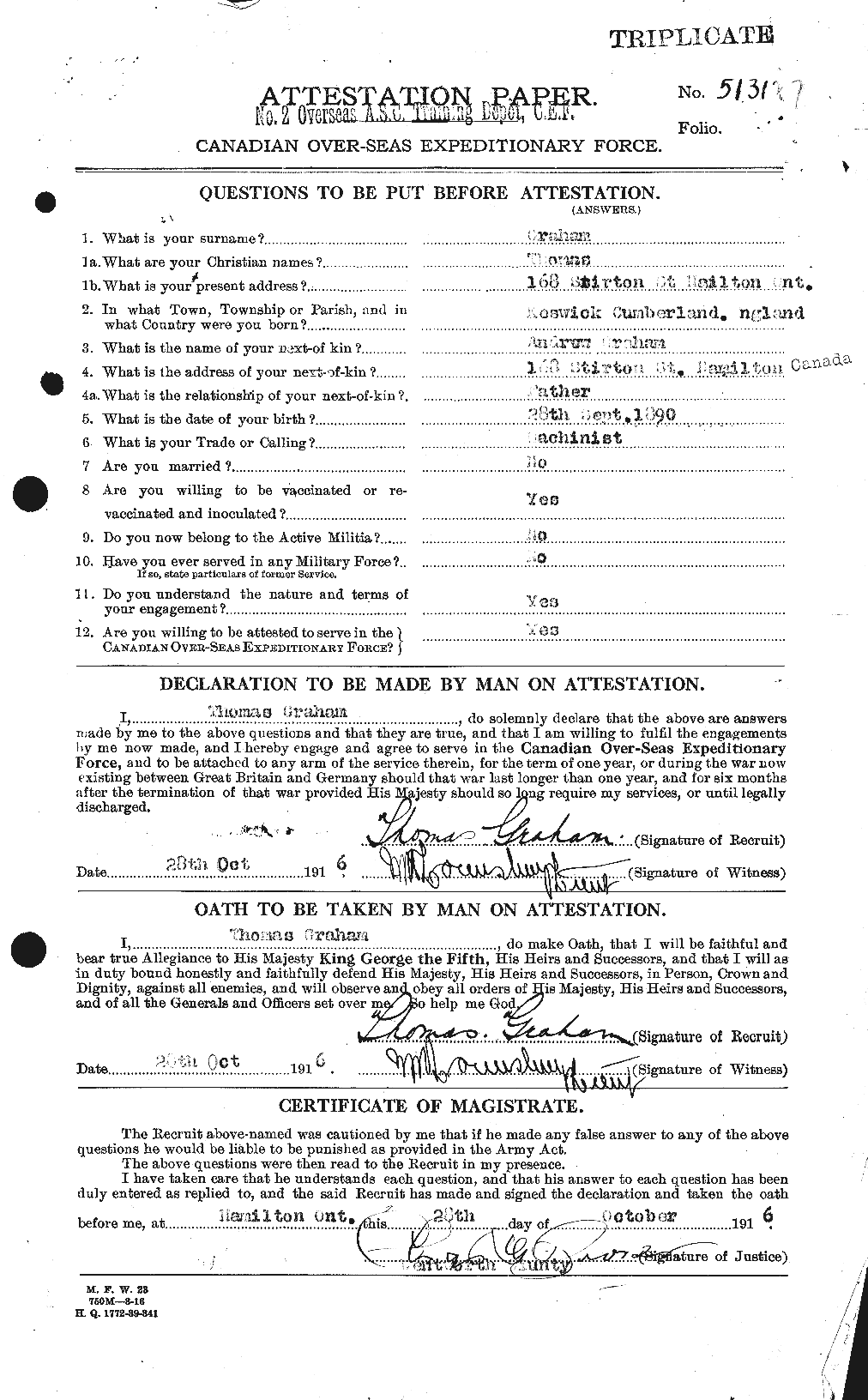 Personnel Records of the First World War - CEF 359487a
