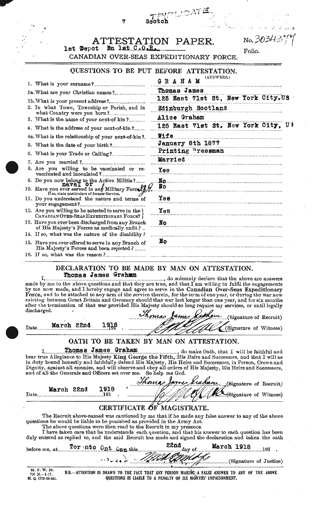 Personnel Records of the First World War - CEF 359520a
