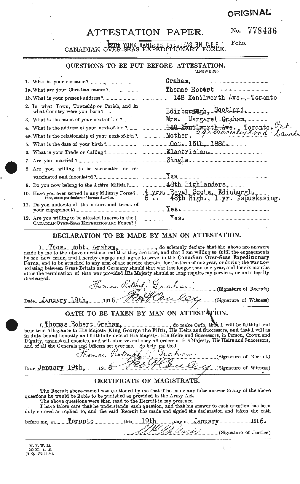 Personnel Records of the First World War - CEF 359527a