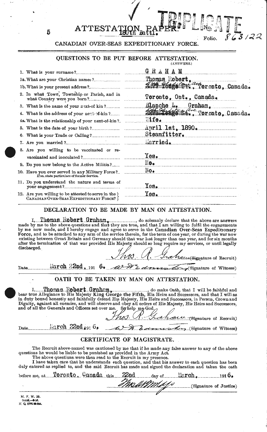 Personnel Records of the First World War - CEF 359528a
