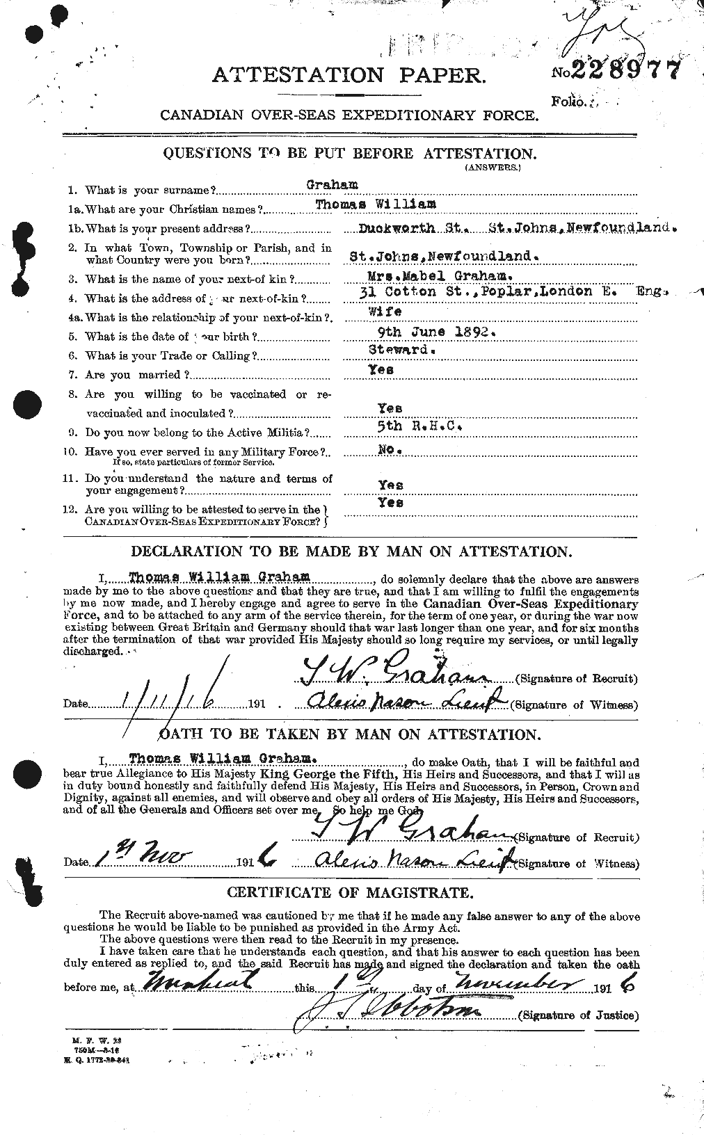 Personnel Records of the First World War - CEF 359530a