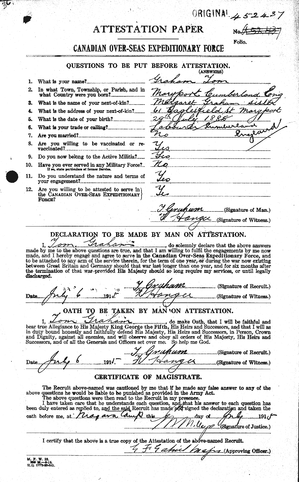 Personnel Records of the First World War - CEF 359535a