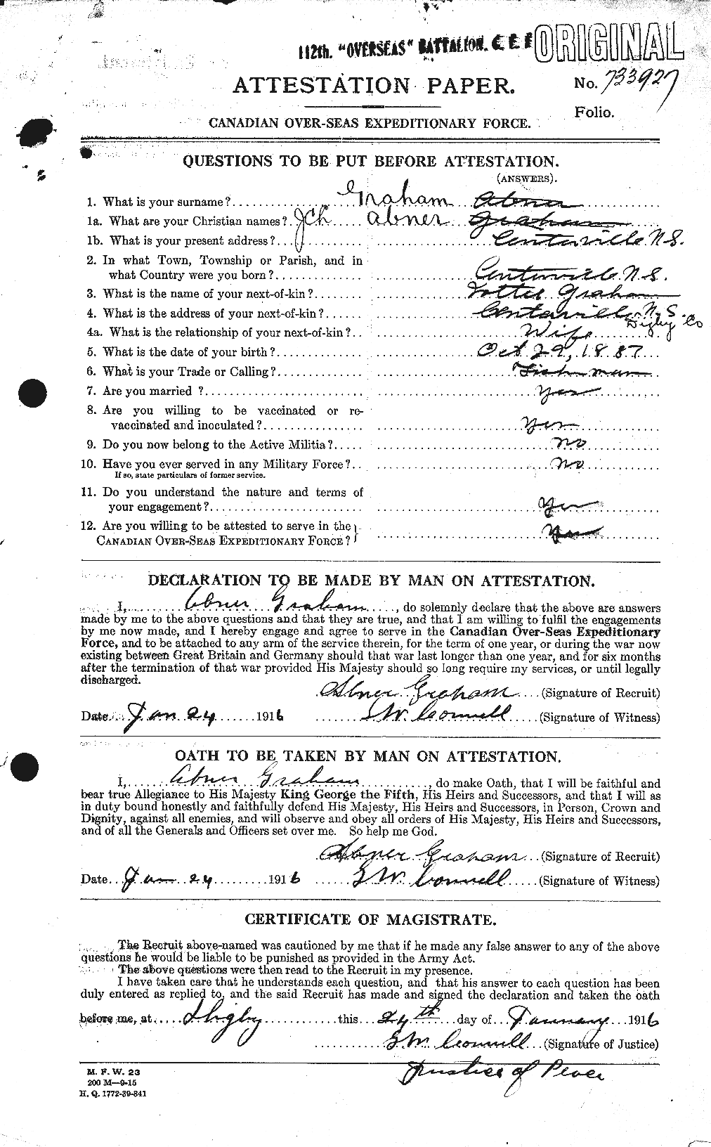 Personnel Records of the First World War - CEF 359559a
