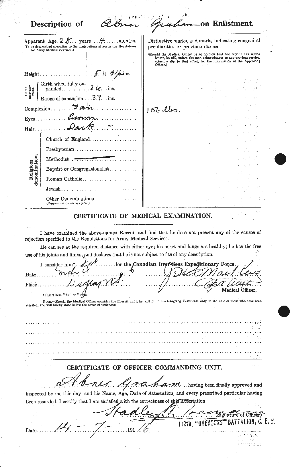 Personnel Records of the First World War - CEF 359559b